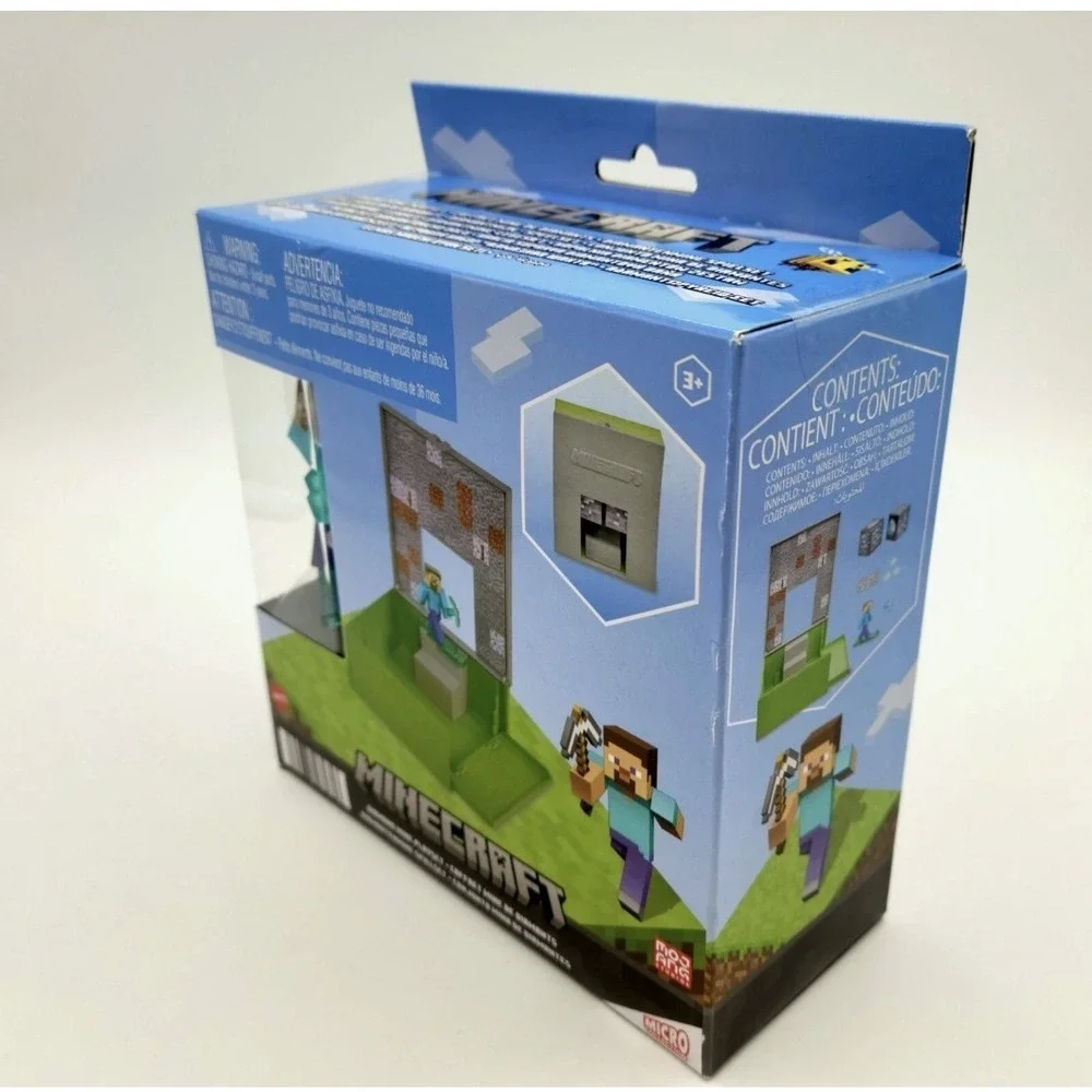 Mattel Minecraft Diamond Mine Playset with‎ 2 inch Figure - Brand New